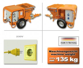 Verputzmaschine, Mischpumpe UMP 1 Singlepower